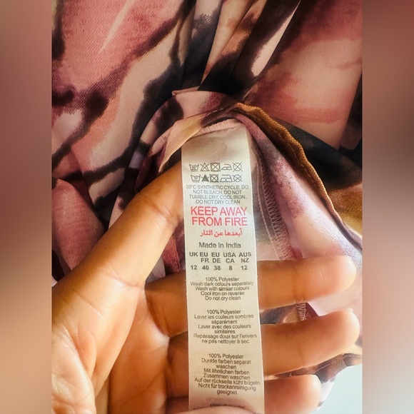 Tall Marble Abstract Print Shirt - Picture 9 of 9